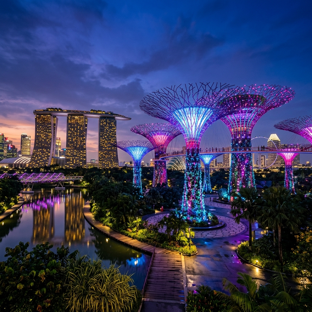 Singapore City Tour & Gardens by the Bay
