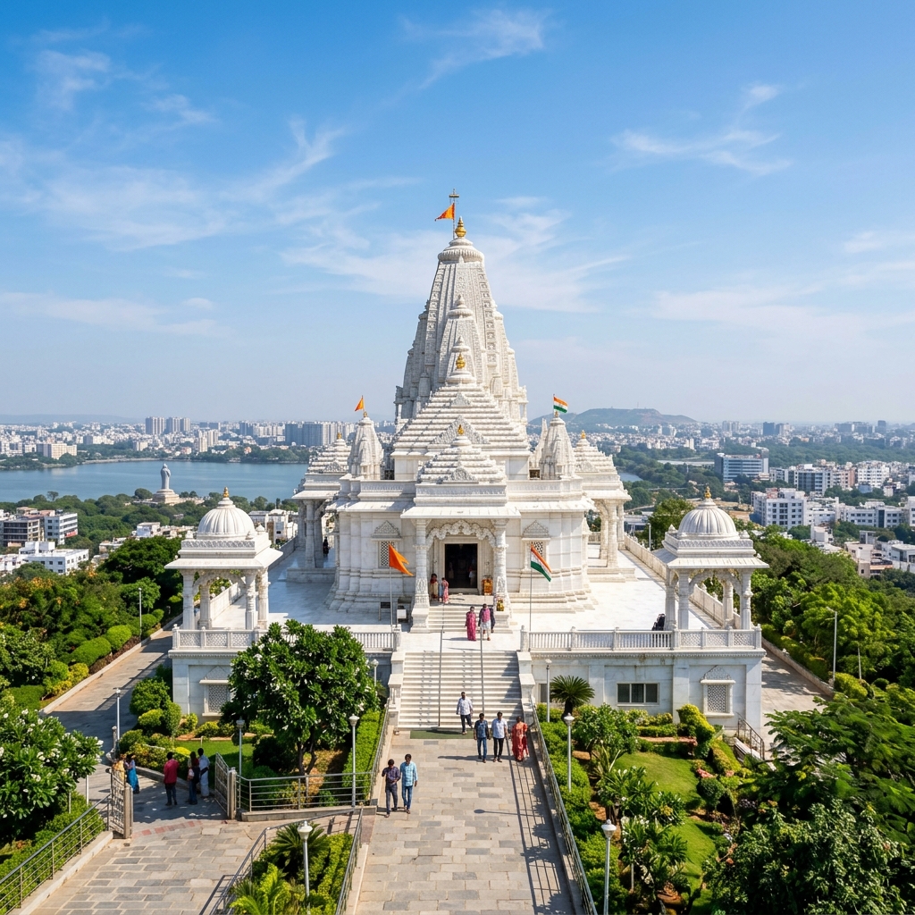 Birla Mandir Temple in Hyderabad