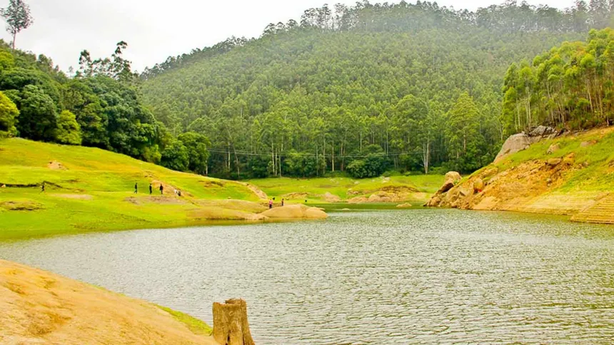 Echo Point and Boating Lake in Munnar Hills Kerala