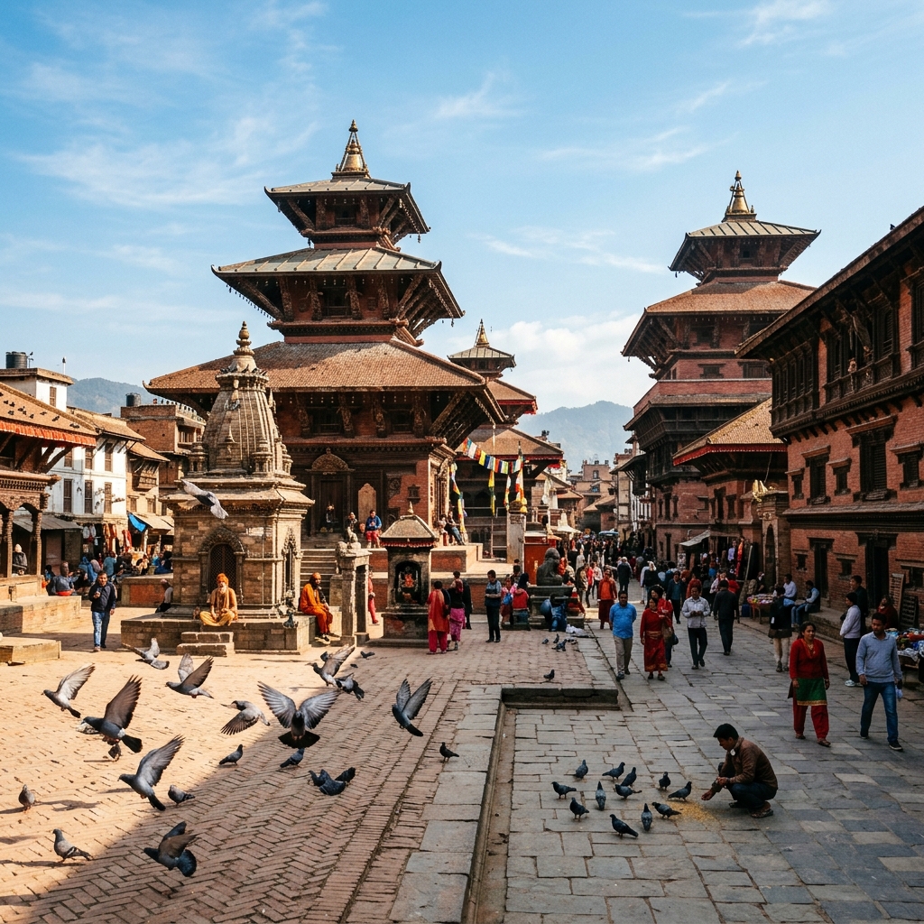 Arrival in Kathmandu – Durbar Square