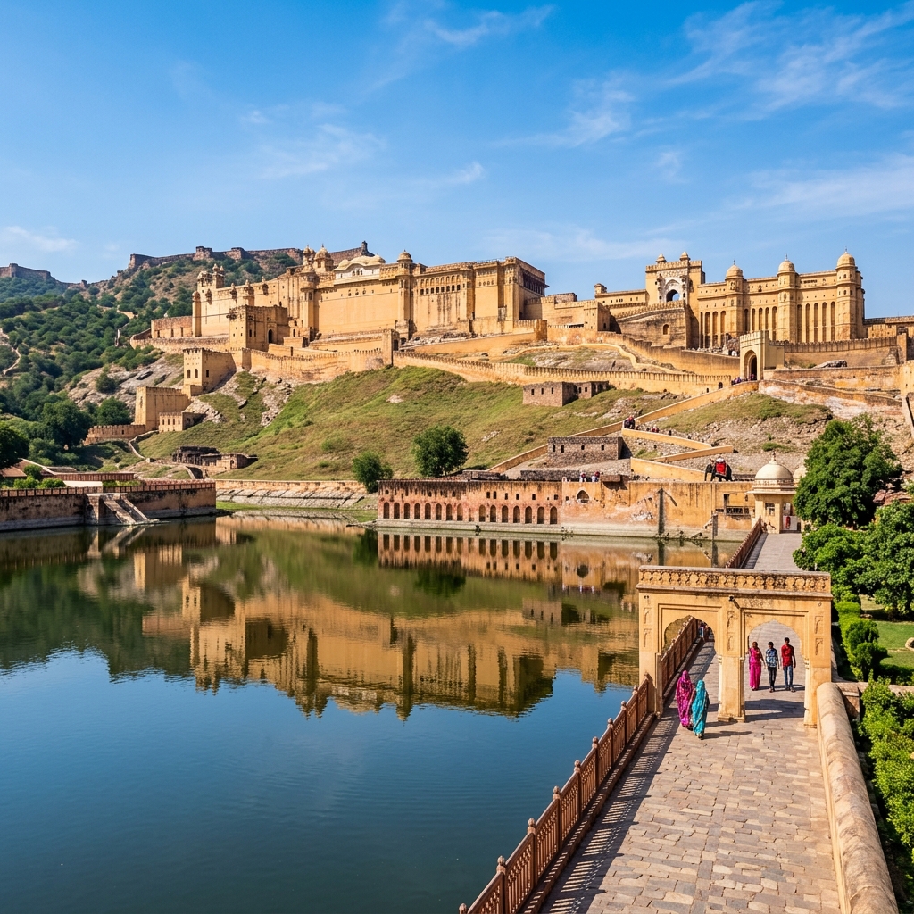 Amber Fort hill fortress Jaipur